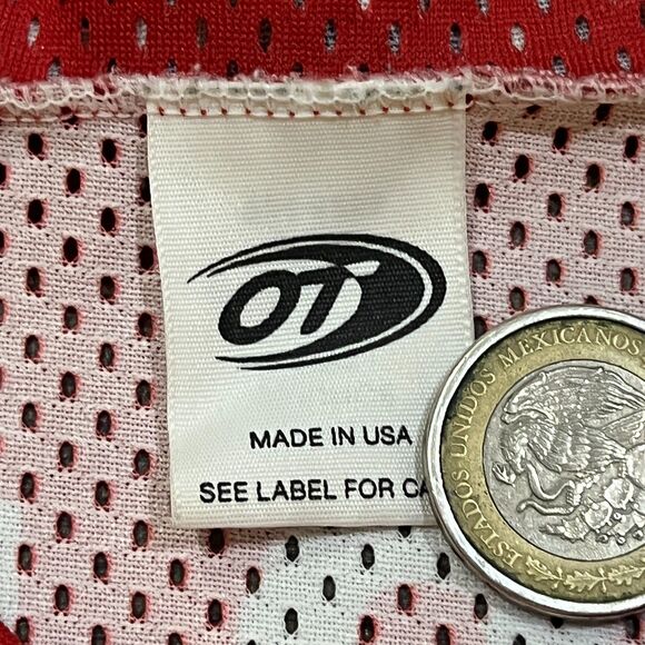 RARE! Vintage 90s OT Sports Kryptonics AOP Hockey Jersey Made In USA Men's Large - Picture 4 of 8